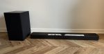 The LG SC9S soundbar is a sleek and stylish soundbar suitable for most purposes.