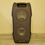 The Sharp XParty Sing is a speaker that exceeded expectations and then some! Simple connection and easy to use. With a 13-hour battery life and true wireless capability for a second speaker, you can take the party to a whole new level.