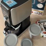 The Ninja CREAMi Deluxe offers a delightful taste experience. This impressive ice cream maker features ten different programs and seems capable of making ice cream from almost anything.