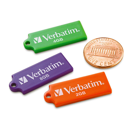 Verbatims nya USB-minnen i Store N Go-serien är verkligen små och smidiga