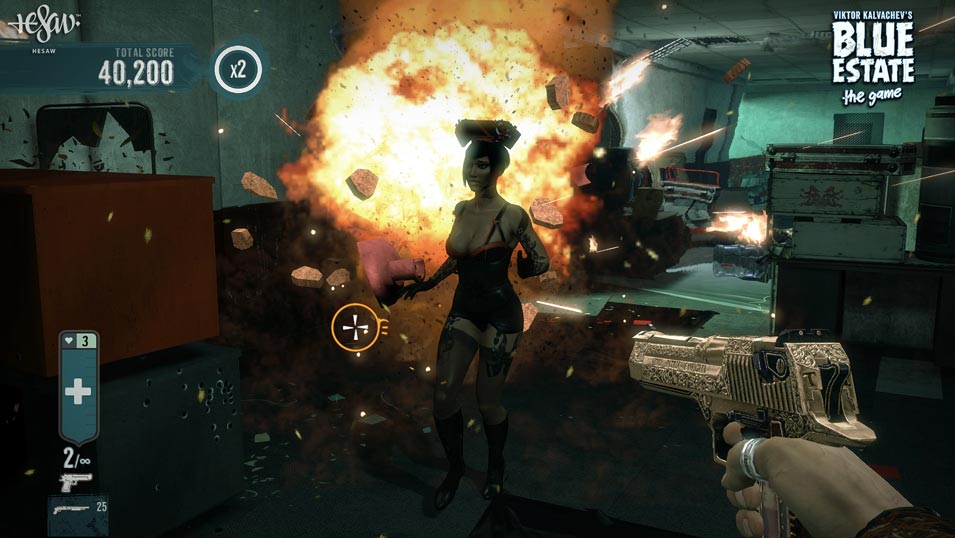 Bomber och granater i Blue Estate