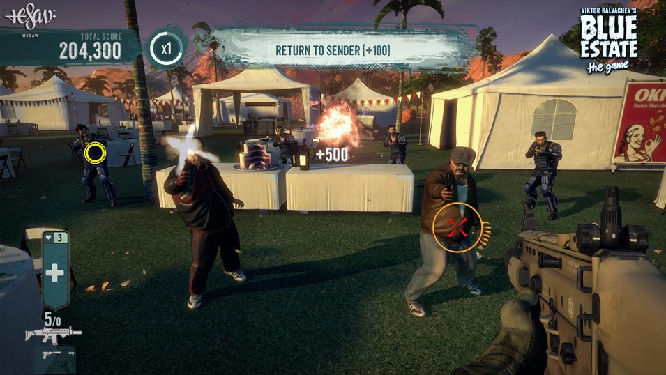 Inte ens på bröllop går man säker i Blue Estate