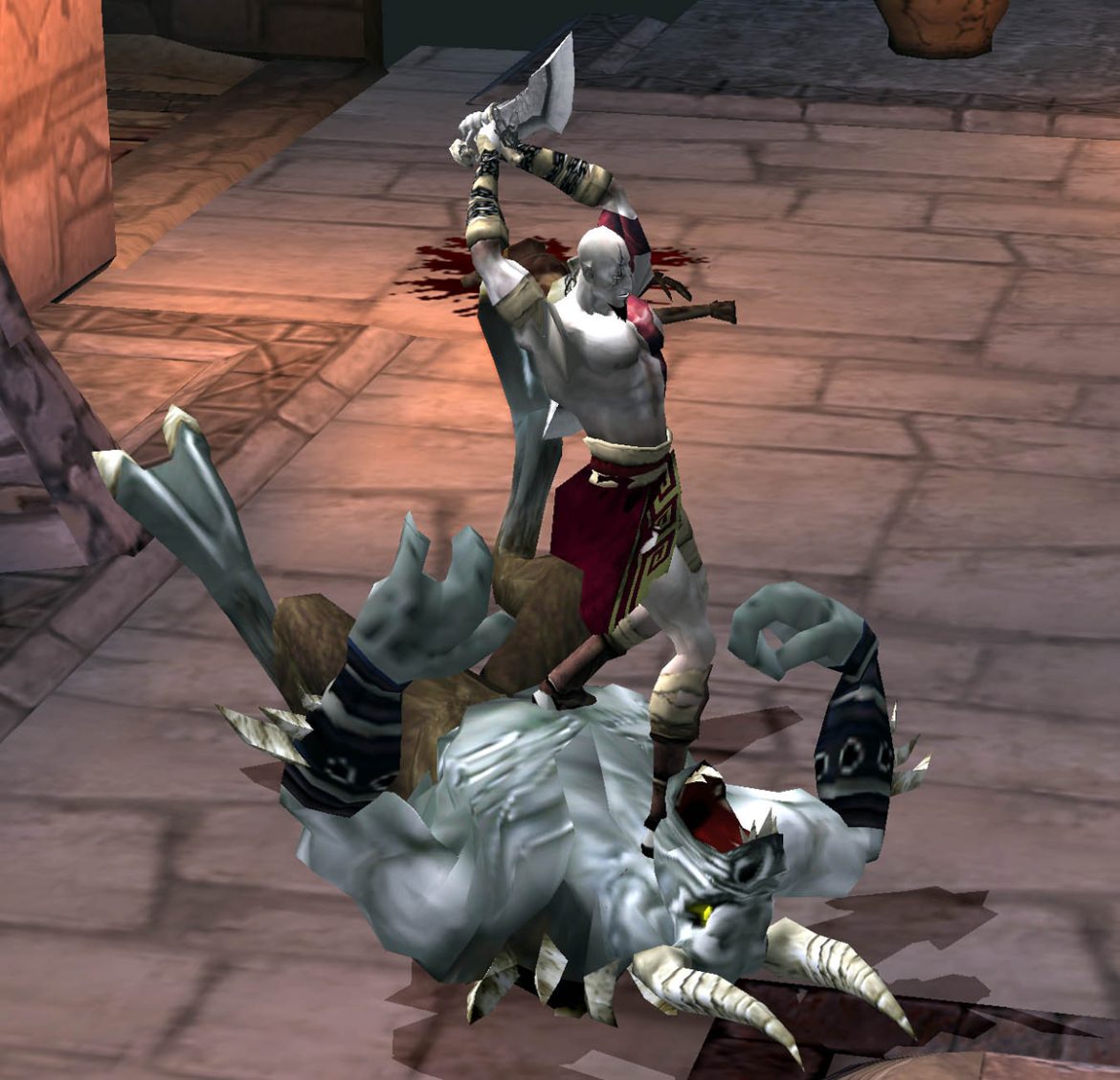 Första spelet om Kratos - God of War, kom till PS2 och hade för den tiden imponerande grafik