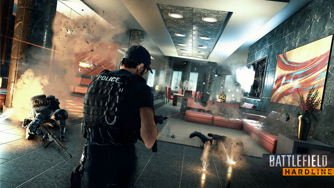 Battlefield Hardline i maxupplösning på monster-PC. Snyggt!