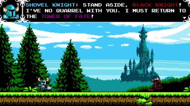 Säg hej till Black Knight! Spelets första boss, och en ganska lätt nöt att knäcka men också en försmak på vad som senare väntar...