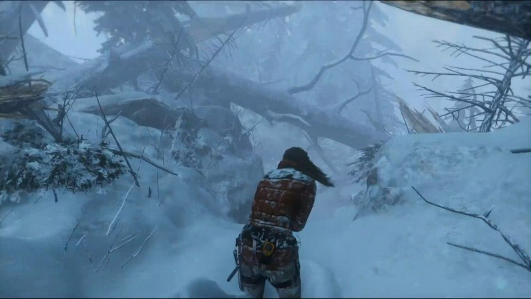 Återigen är det kvinnlig äventyrare mot naturen.