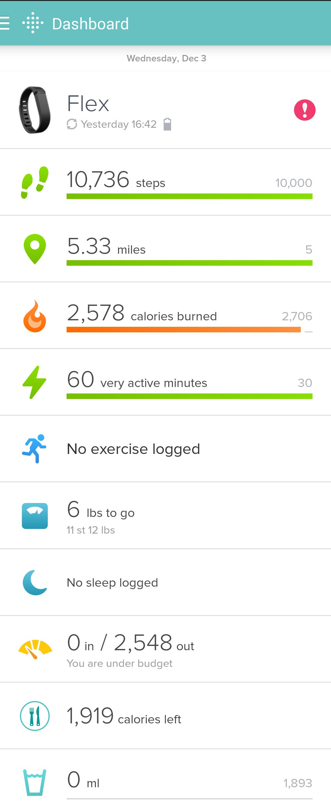 Fitbit-Flex-app