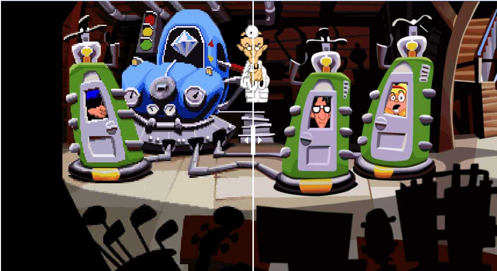 Gamla versionen vs Remastered (som även ger widescreen)