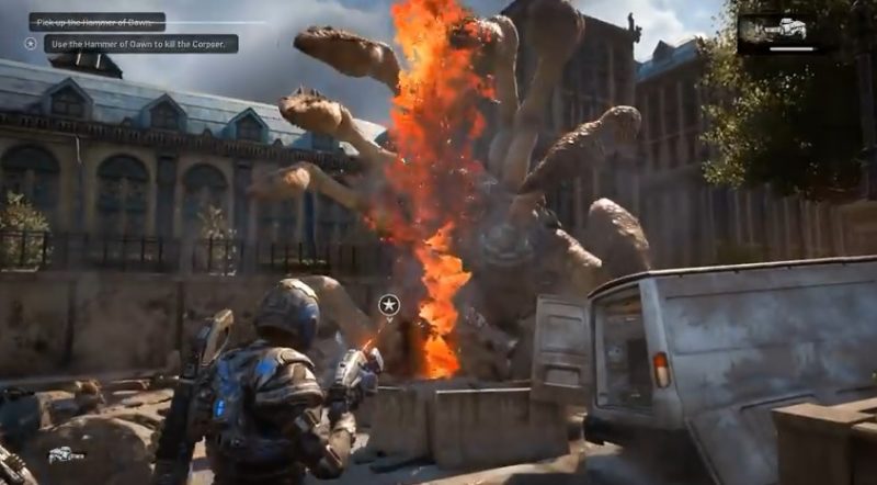 I Gears of War 4:s prolog tar vi oss tillbaka till Emergence Day för en kort stund. 