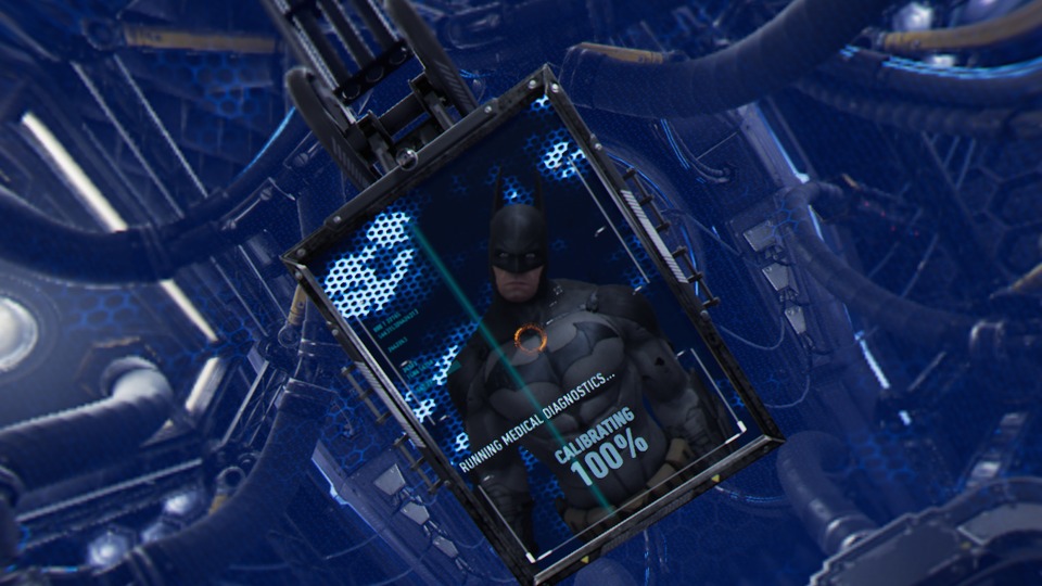 Att spegla sig och se Batman är en sjukt cool upplevelse!