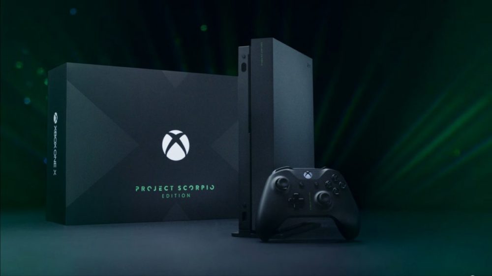 xbox one x project scorpio edition