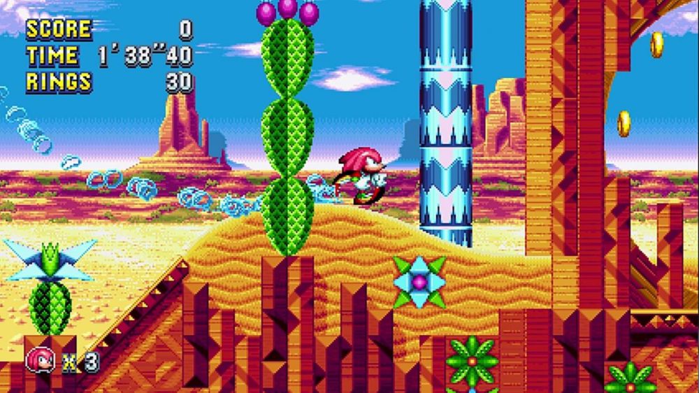 sonic mania knuckles