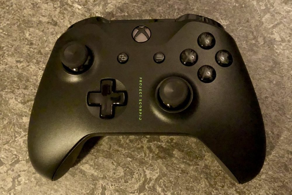 xbox one x project scorpio controller