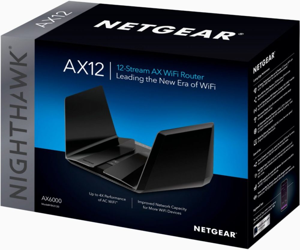 Nighthawk AX12 Wi-fi 6 router