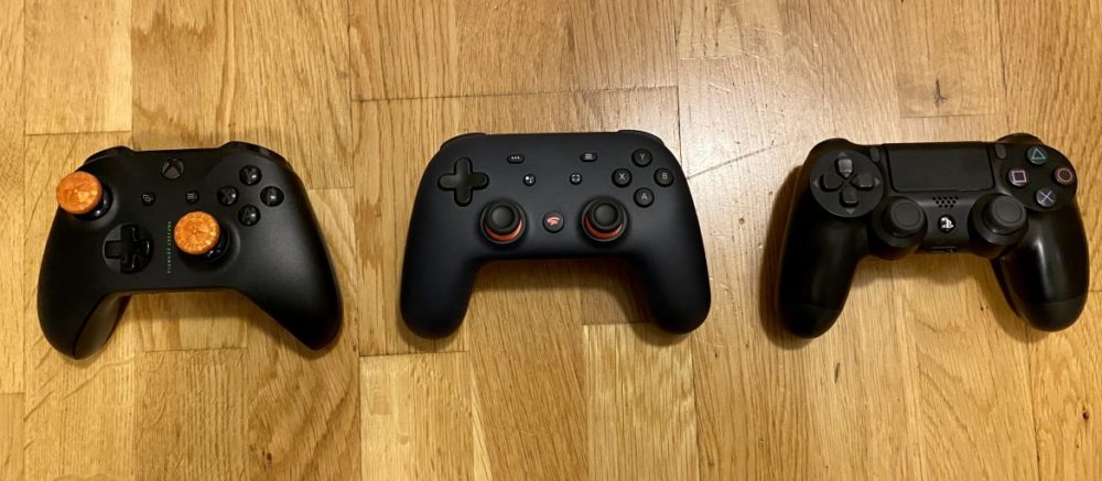 Google Stadia controller ps4 xbox one