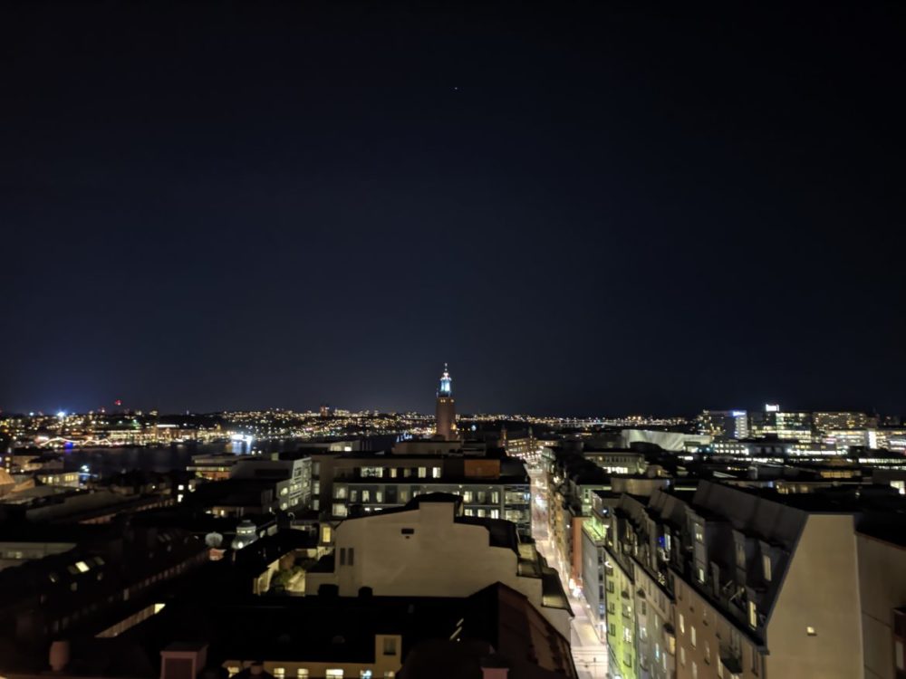Stockholm by night Mi Note 10