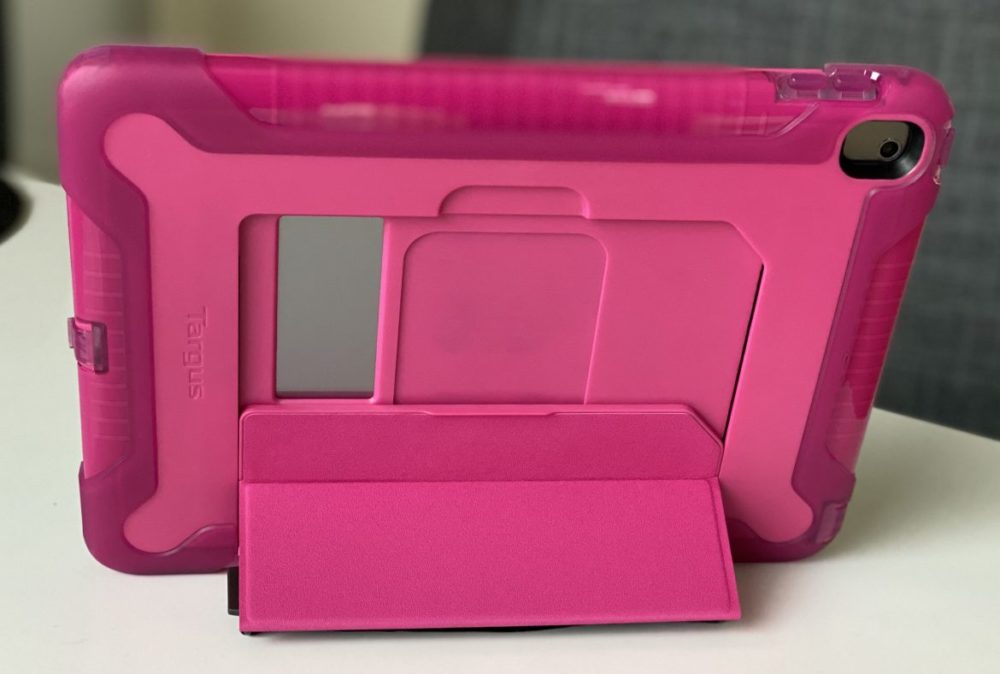 SafePort Rugged iPad Case pink back 