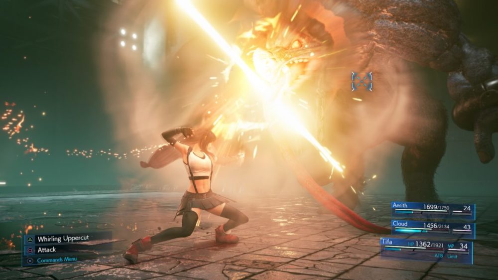 final Fantasy VII remake tifa fight