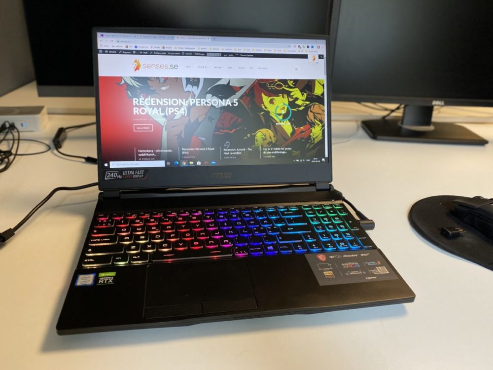 msi ge65 laptop gaming senses