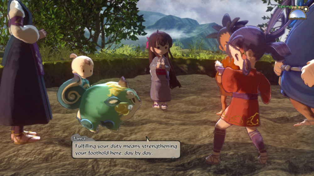 Sakuna: Of Rice and Ruin - Edelweiss - Marvelous (XSEED) - copyright 2020 - screenshot Nintendo Switch 