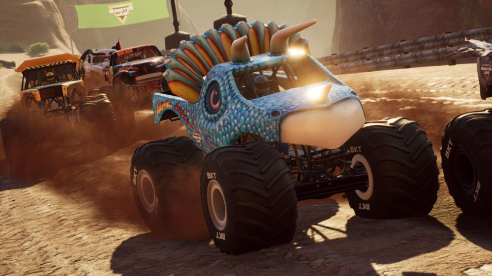 Monster Jam - Steel Titans 2 - THQ Nordic - Rainbow Studios - Pressbild - Copyright 2021 - Close up of an Monster Truck.