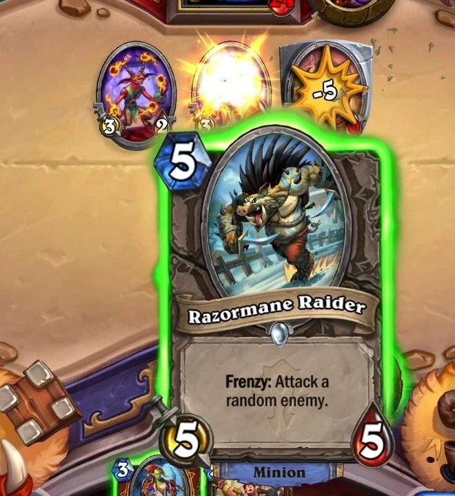 Frenzy hearthstone forged in the barrens 