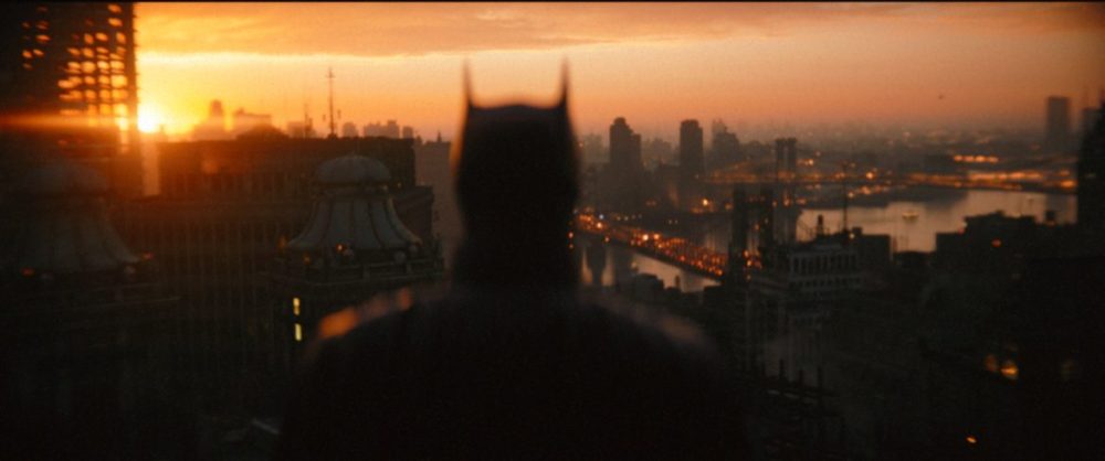© 2020 Warner Bros. Entertainment Inc. All Rights Reserved. Photo Credit: Courtesy of Warner Bros. Pictures/ ™ & © DC Comics - The Batman - Sunset in Gotham city.