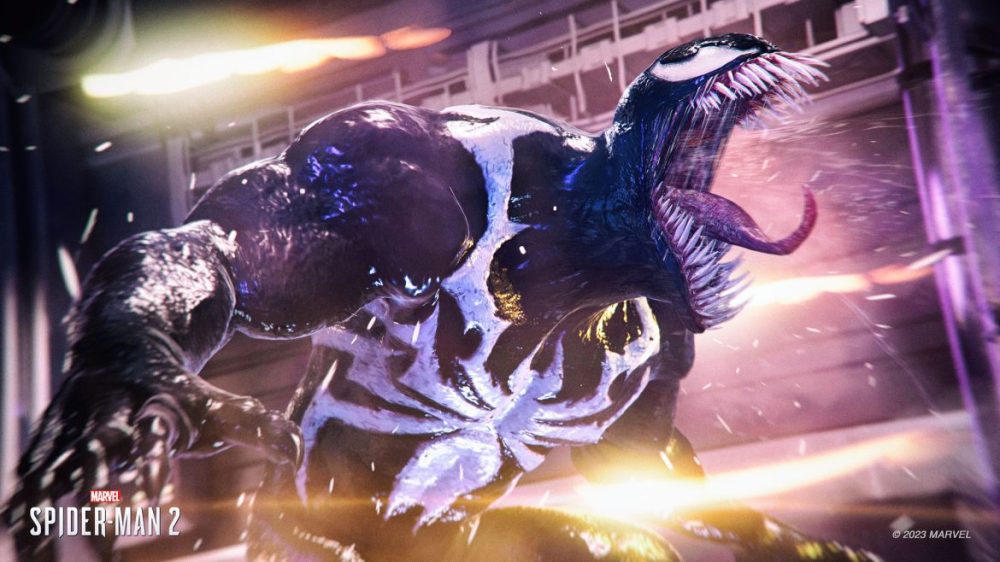 Foto: ©2023 – Insomniac Games - Marvel's Spider-man 2 - Venom in action!