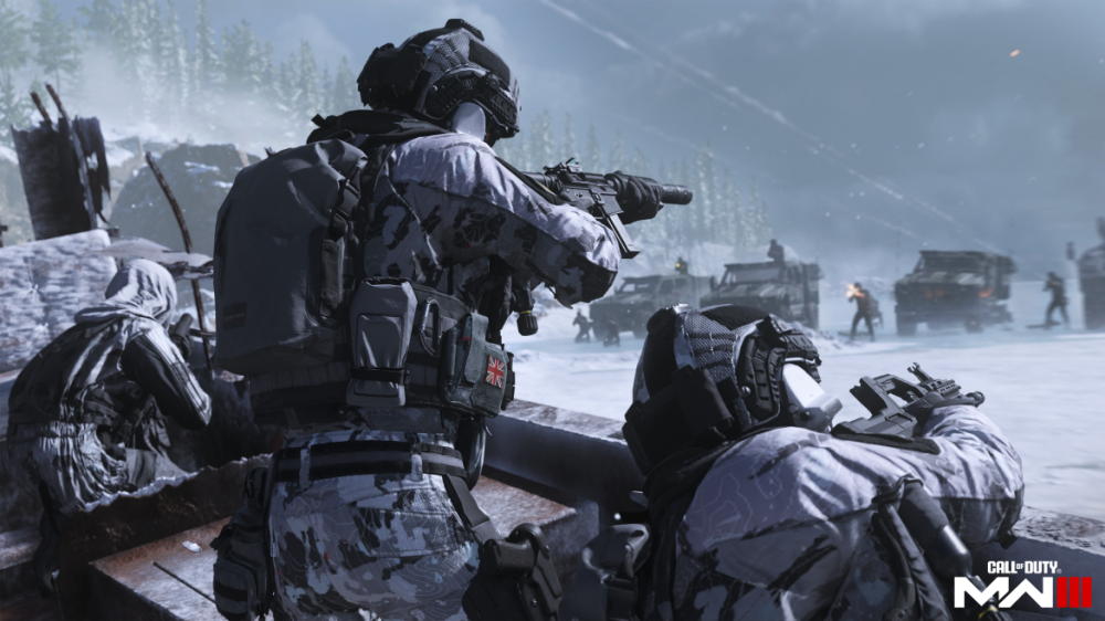 Call of Duty MW3 winter firefight