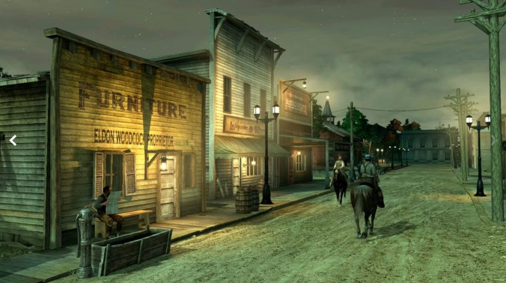 Foto: ©2023 – Rockstar Games - Red Dead Redemption: Remastered - the streets of a western town, 