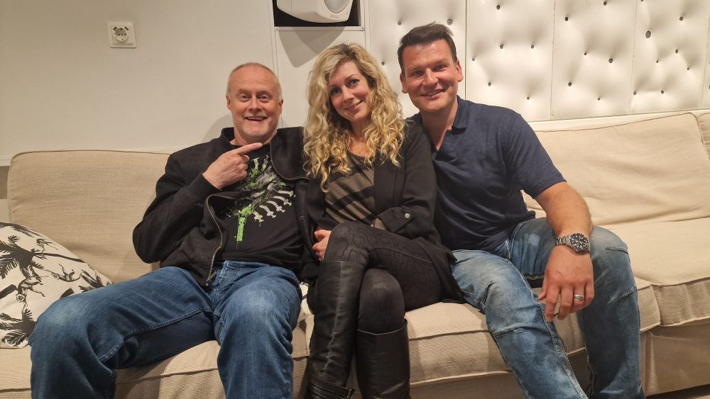 Från vänster Richard Holm, Christin Magdu och Christian Magdu.