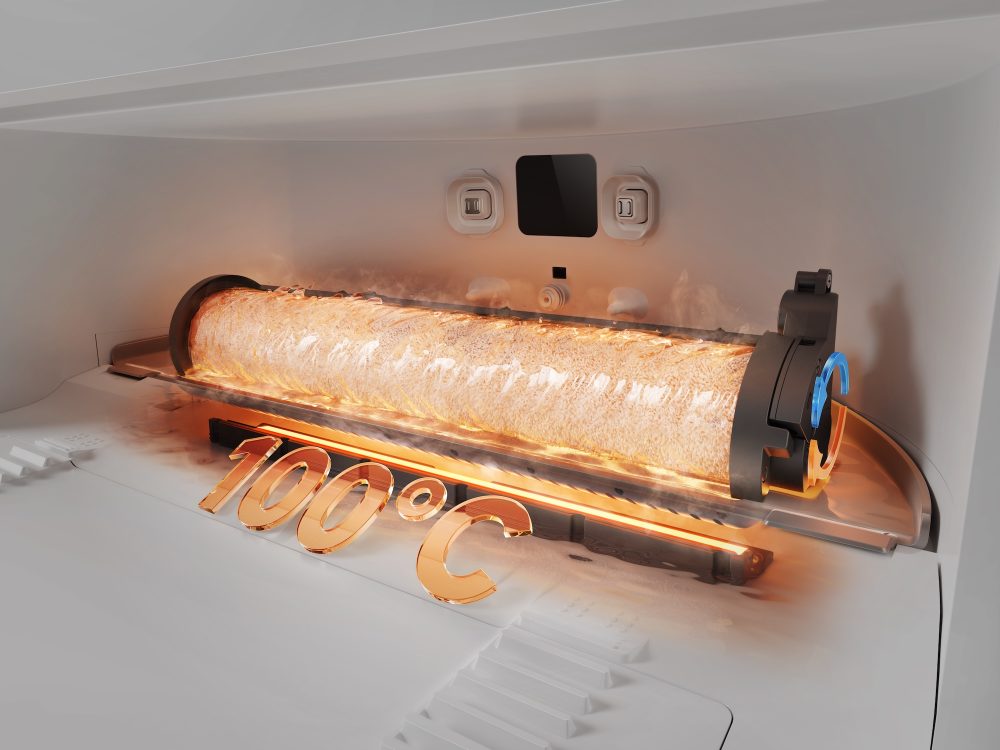 Dreame Aqua 10 Ultra Roller 100 C cleaning