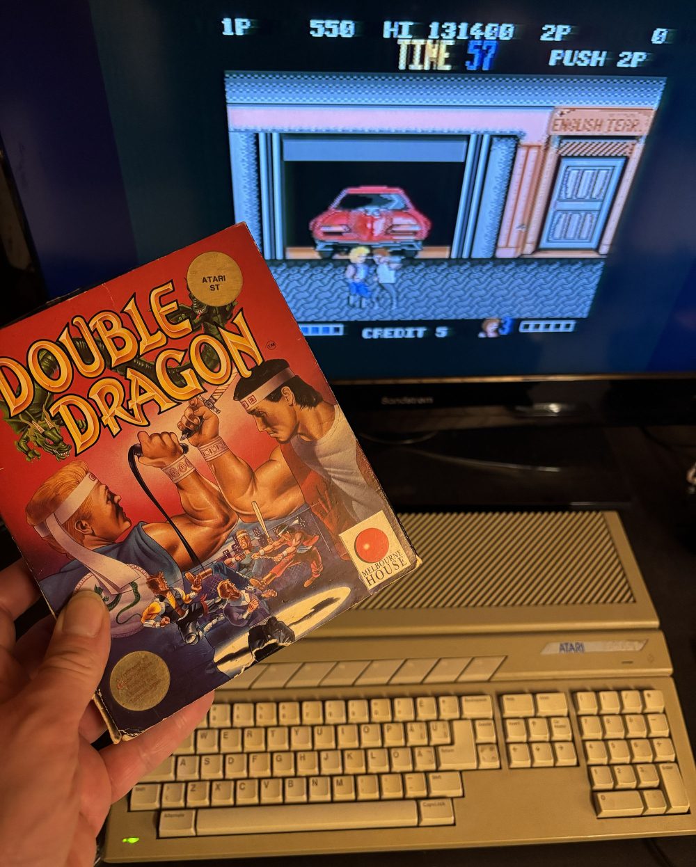 Photo: Senses.se - Double Dragon Revive - The Original on Atari ST