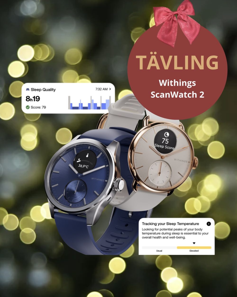 withings scanwatch 2 tävling