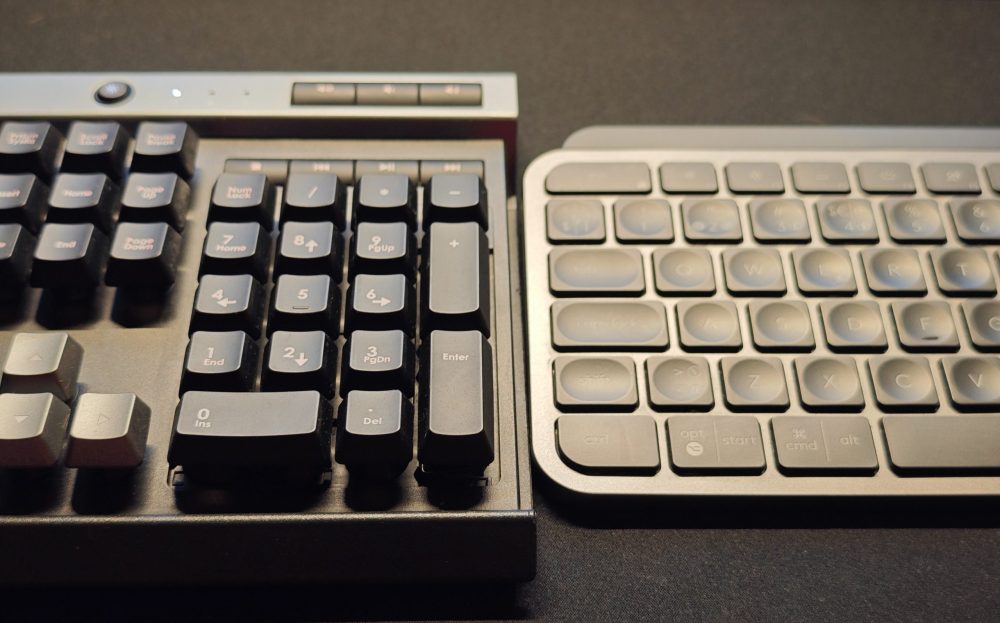 Viss bländande effekt uppstår men slår inte samma mot alla tangentbord.
(Foto: senses.se)