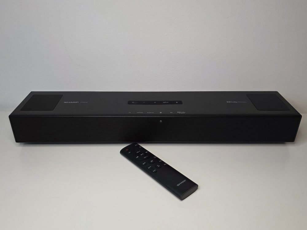 Soundbar från Sharp med kontroll