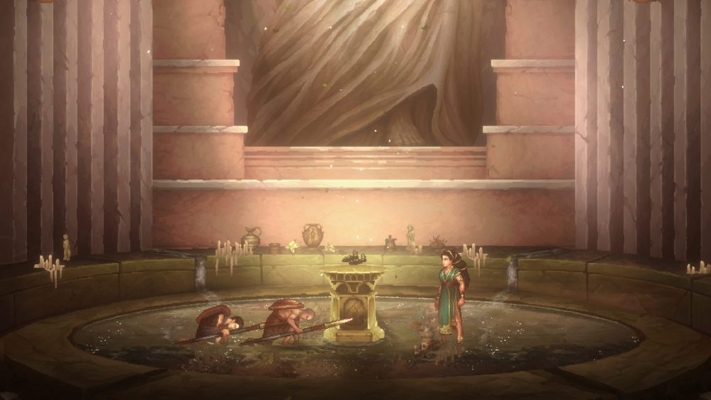 God of war sons of Sparta temple