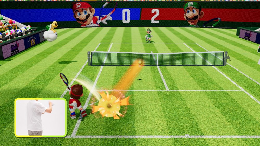 Mario Tennis Fever motion controls