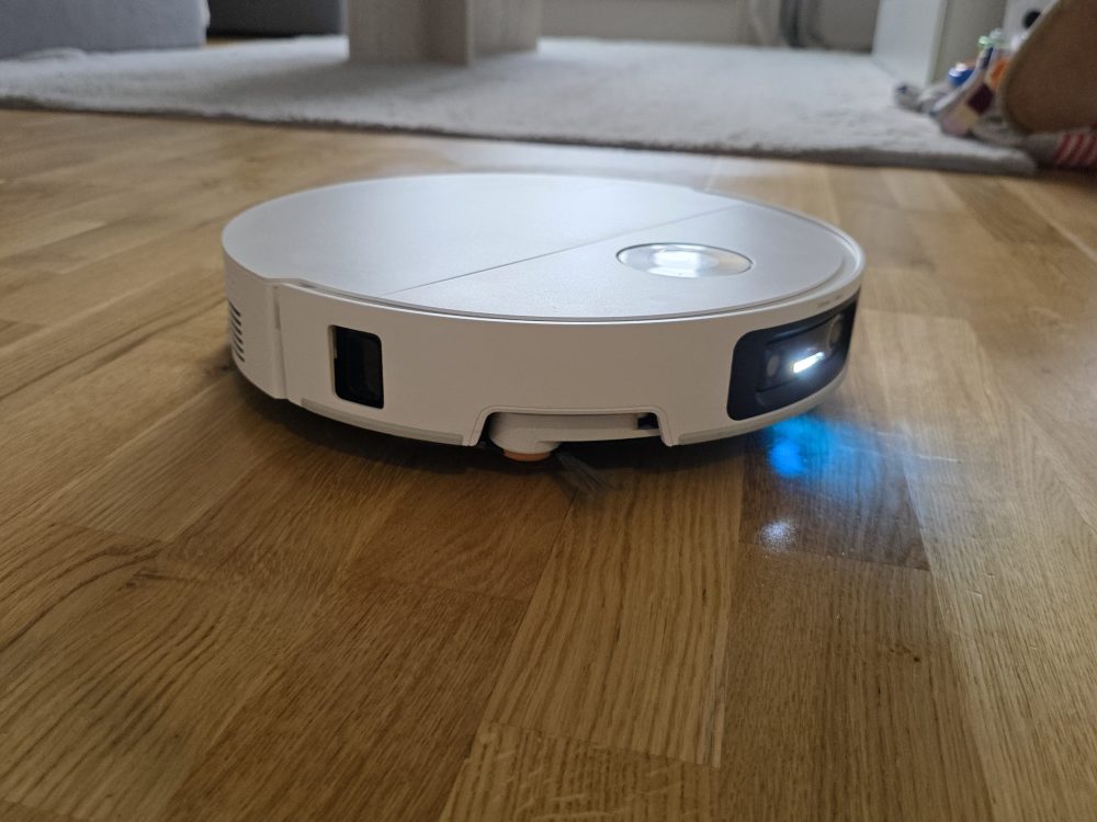 X60 ultra robot vacuum cleaner vacuuming a home