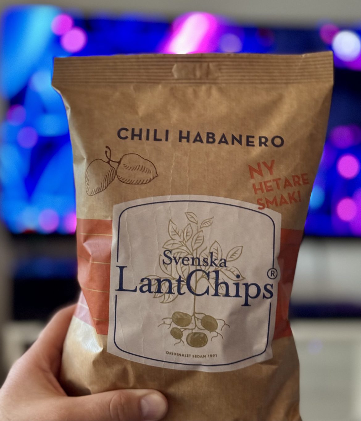 svenska lantchips Habanero senses