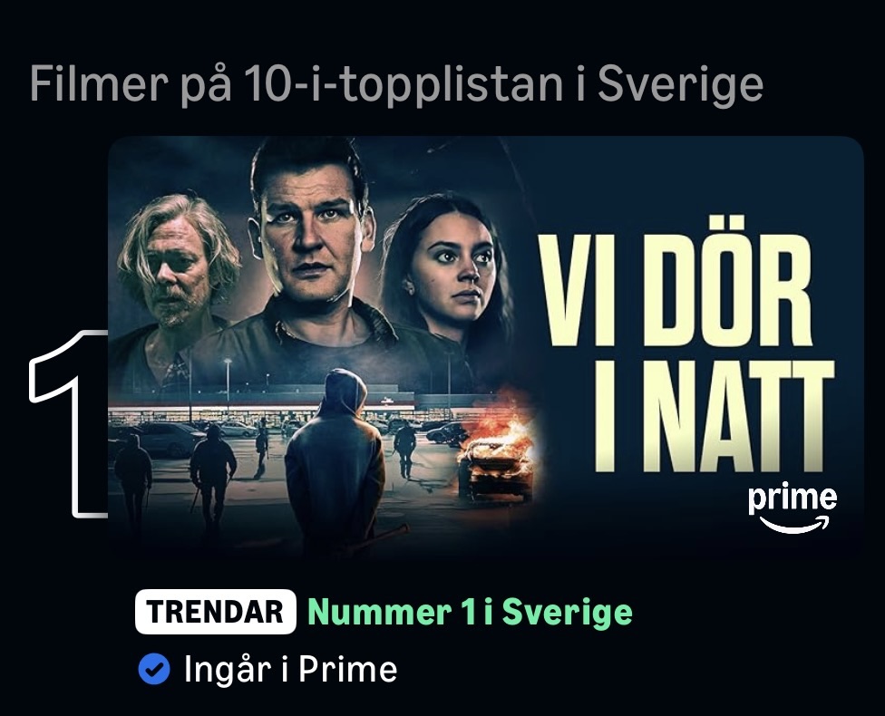 Höstens stora filmsnackis streamar nu på Prime Video – Screenshot