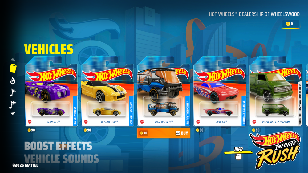 Hot Wheels Infinite Rush - Photo: ©2026 Milestone - Collect them all