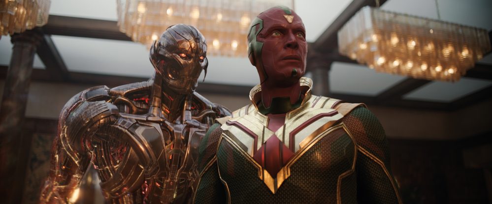 Oktober på Disney+: Oasis-dokumentär, Marvel och breddat sportutbud – (L TO R) James Spader as Ultron and Paul Bettany as Vision in VisionQuest exclusively on Disney+. Photo courtesy of Marvel. © 2026 Marvel. All Rights Reserved